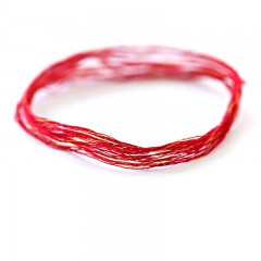 Live Indian Red Love in India Cuff Bracelet